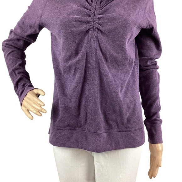 Lululemon In a Cinch Long Sleeve Tee Size 8 Purple - Picture 7 of 15